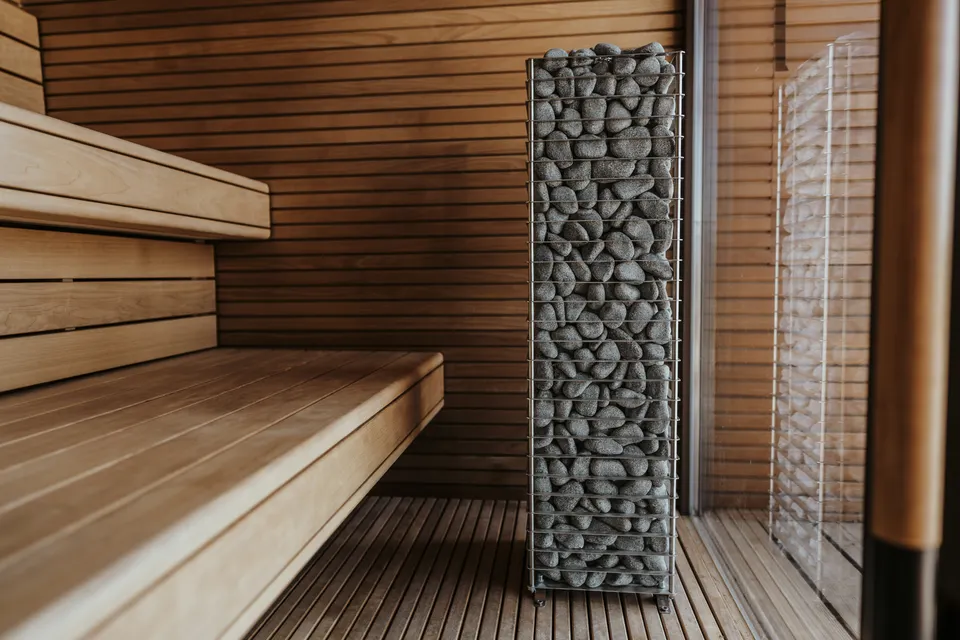 Sauna kabini iç görünüm
